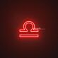 Libra Zodiac Neon Sign