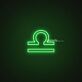 Libra Zodiac Neon Sign