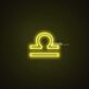 Libra Zodiac Neon Sign