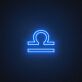 Libra Zodiac Neon Sign