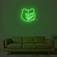 Monokuma Head Neon Sign