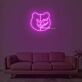 Monokuma Head Neon Sign