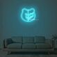 Monokuma Head Neon Sign