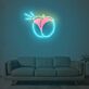 Peach Butt Neon Sign