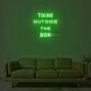 Think Outside The Box Neon Sign