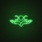 Triple Moon Neon Sign