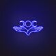 Triple Moon Neon Sign