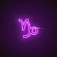 Capricorn Zodiac Neon Sign