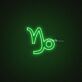 Capricorn Zodiac Neon Sign