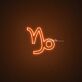 Capricorn Zodiac Neon Sign