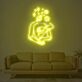 Flower Hug Neon Sign