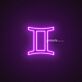 Gemini Zodiac Neon Sign