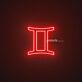 Gemini Zodiac Neon Sign