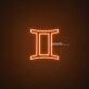 Gemini Zodiac Neon Sign