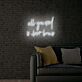 all you need is brows LED-Neonschild für Beauty Studio