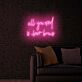 all you need is brows LED-Neonschild für Beauty Studio