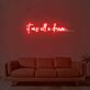 It Was All A Dream 3 Neon Sign