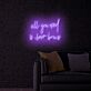 all you need is brows LED-Neonschild für Beauty Studio