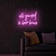 all you need is brows LED-Neonschild für Beauty Studio