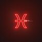 Pisces Zodiac Neon Sign