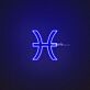 Pisces Zodiac Neon Sign