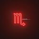 Scorpio Zodiac Neon Sign
