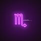 Scorpio Zodiac Neon Sign