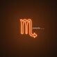 Scorpio Zodiac Neon Sign
