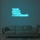 Think About Things Differently Neon Sign