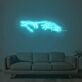 Til Death Hands Neon Sign