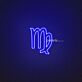 Virgo Zodiac Neon Sign
