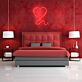 Herzballon LED-Neonschild Wohnzimmer Schlafzimmer