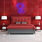 Herzballon LED-Neonschild Wohnzimmer Schlafzimmer