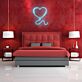 Herzballon LED-Neonschild Wohnzimmer Schlafzimmer