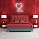 Herzballon LED-Neonschild Wohnzimmer Schlafzimmer