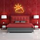 Sonne und Wolke LED-Neonschild Wohnzimmer Kinderzimmer