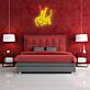Hand mit Lippen Geste LED-Neonschild Schlafzimmer