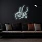 Hand mit Lippen Geste LED-Neonschild Schlafzimmer