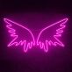 Engelsflügel LED-Neonschild Wohnzimmer Schlafzimmer