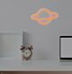 Planet mit Ring LED-Neonschild Wohnzimmer Kinderzimmer