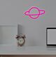 Planet mit Ring LED-Neonschild Wohnzimmer Kinderzimmer