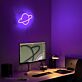 Planet mit Ring LED-Neonschild Wohnzimmer Kinderzimmer