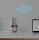 Planet mit Ring LED-Neonschild Wohnzimmer Kinderzimmer