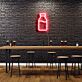 Flaschenform LED-Neonschild für Bar und Cafe