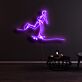 Skateboardfahrer LED-Neonschild Wohnzimmer Jugendzimmer