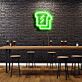 Toastbrot LED-Neonschild für Bar und Café