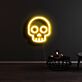 Totenkopf LED-Neonschild für Bar und Gaming Raum