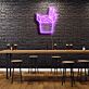 Asia-Nudelbox mit Essstäbchen LED-Neonschild für Bar und Restaurant