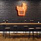 Asia-Nudelbox mit Essstäbchen LED-Neonschild für Bar und Restaurant