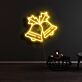 Weihnachtsglocken LED-Neonschild Wohnzimmer Weihnachtsdekoration